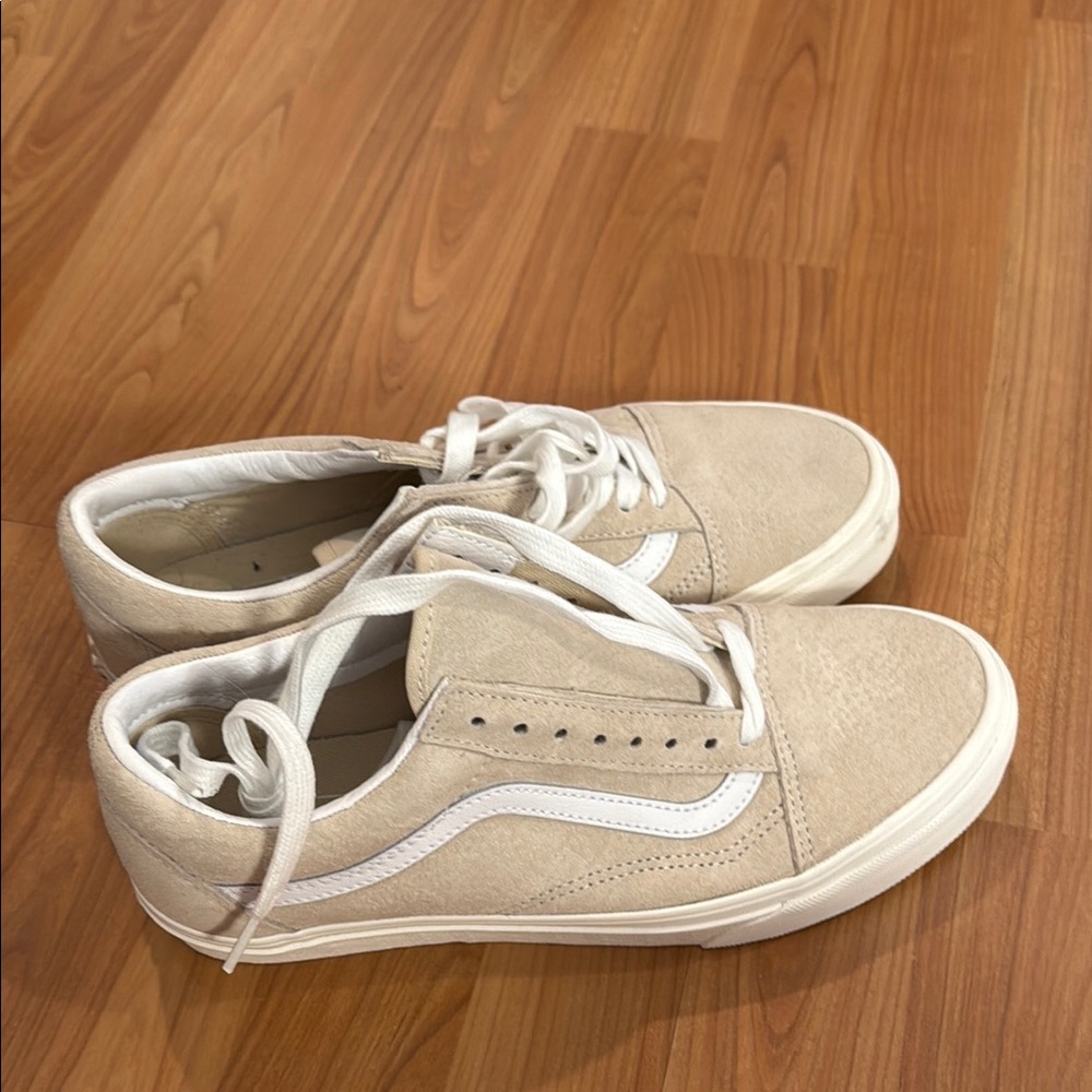 Vans Old Skool Shoes - Sand/White - Picture 4 of 7